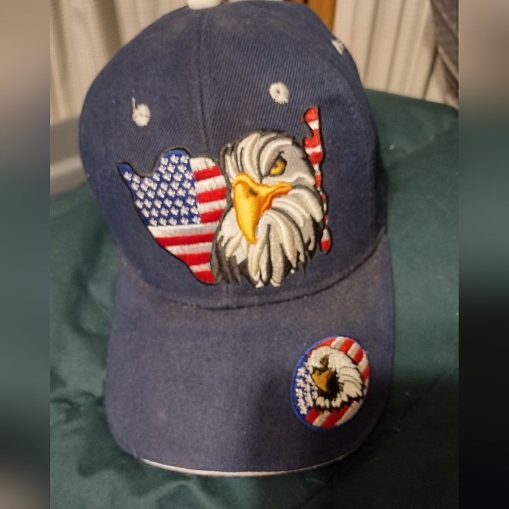 USA eagle head cap